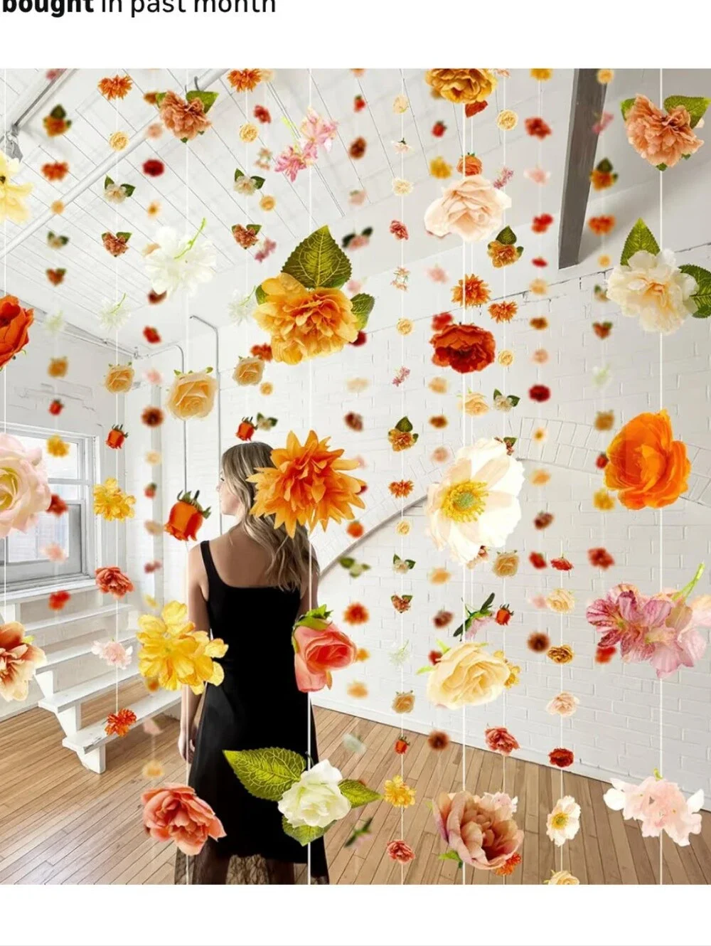Flower Backdrop Garland 6 Piece